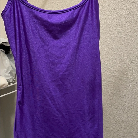 Purple fitted dress - Picture 2 of 3